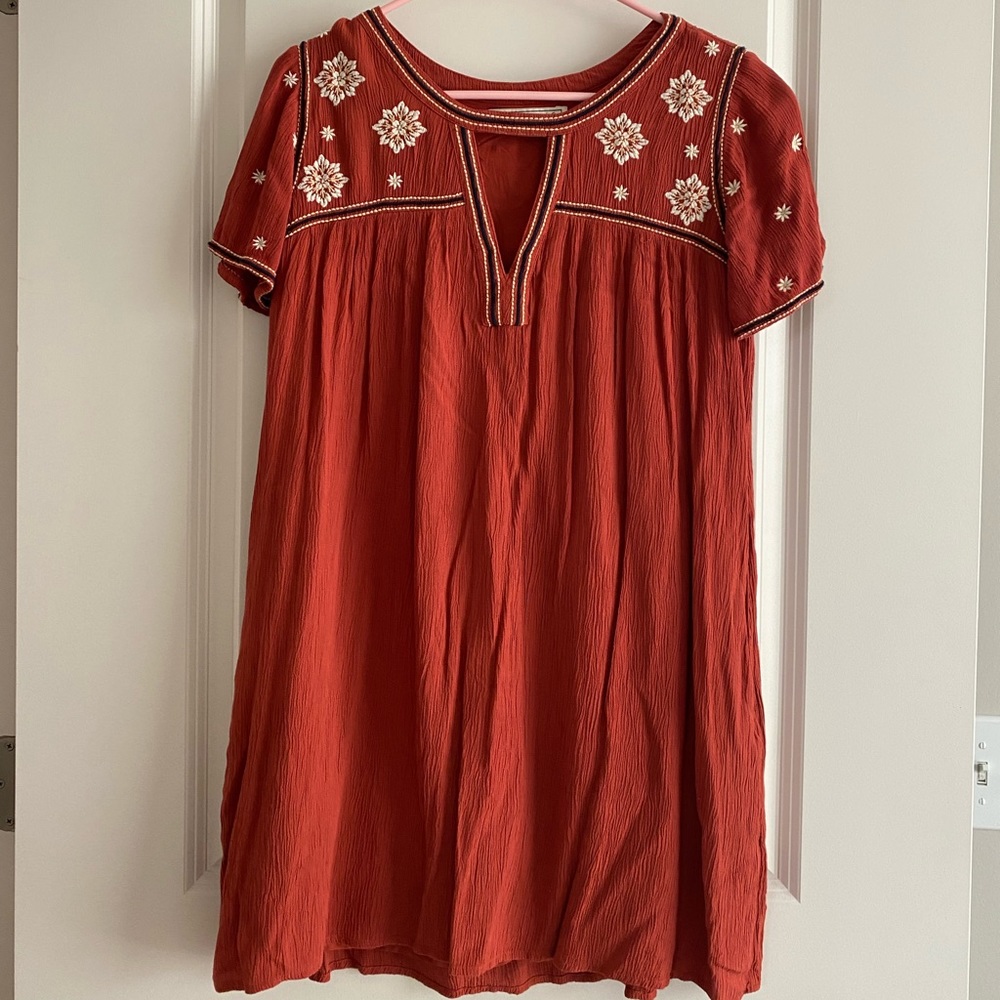 Mini dress with pockets